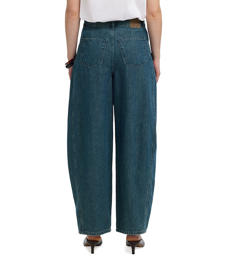 SLWBARREL RELAXED BELLA dames jeans blauw