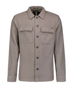Heren overshirt grijs