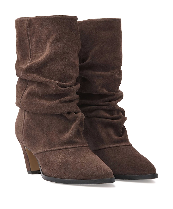 Elisa Palmer dames enkellaarzen bruin