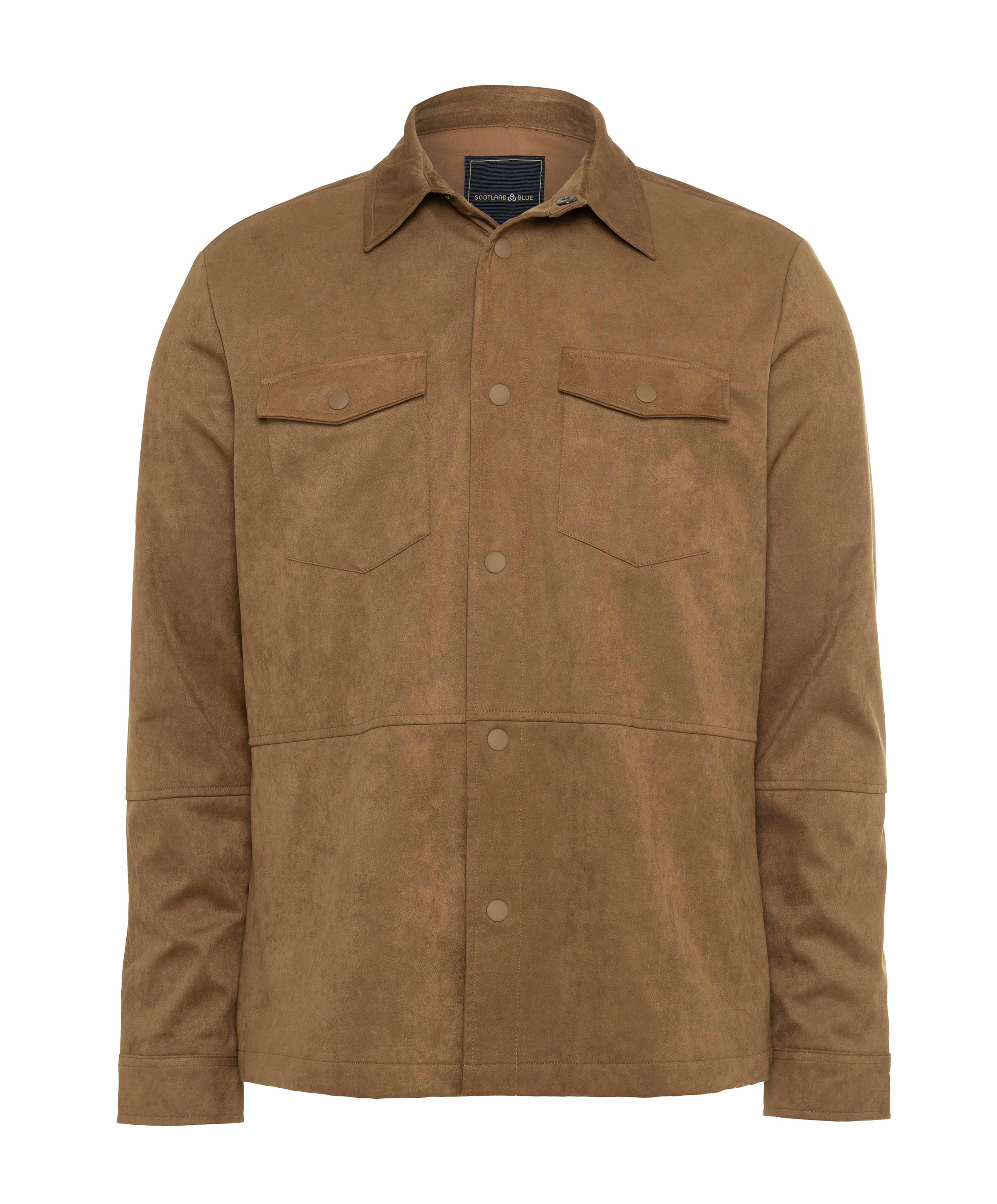 Overshirt bruin
