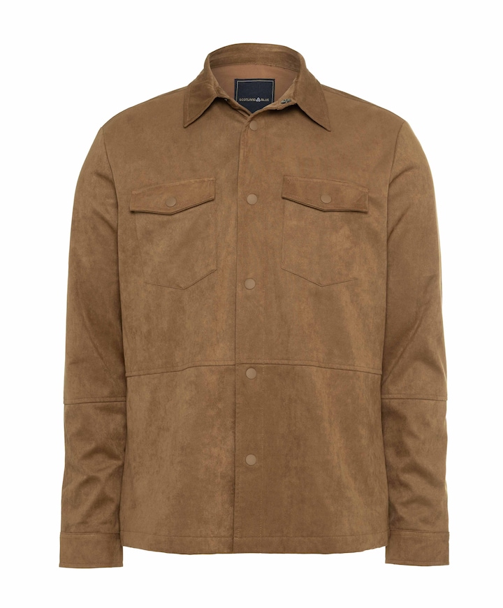Overshirt bruin