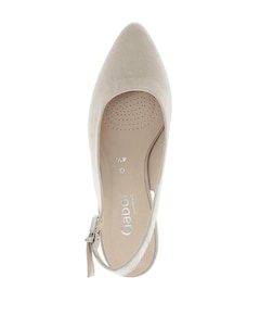 dames slingbacks beige