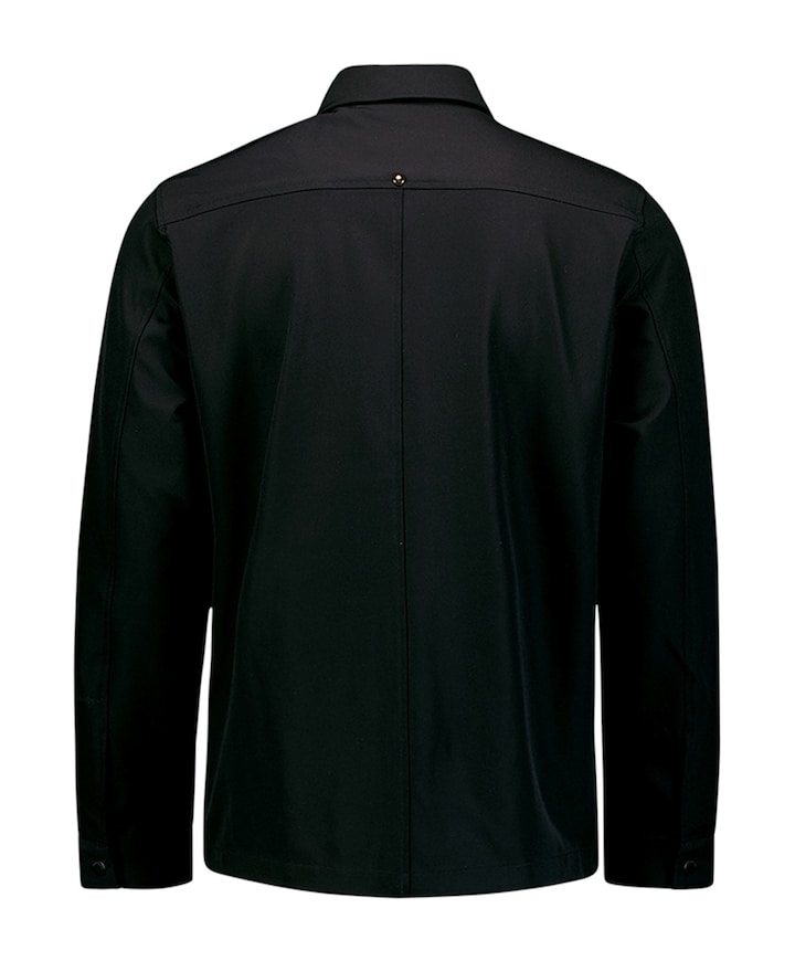 Heren overshirt zwart