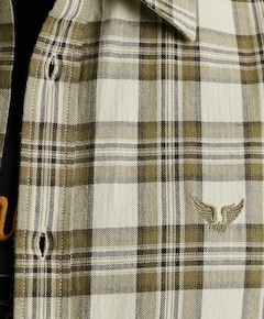 Heren overhemd lange mouw ecru