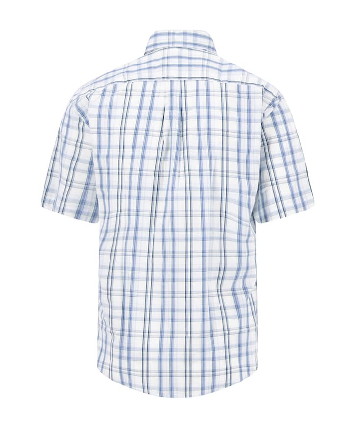 Heren overhemd korte mouw groen