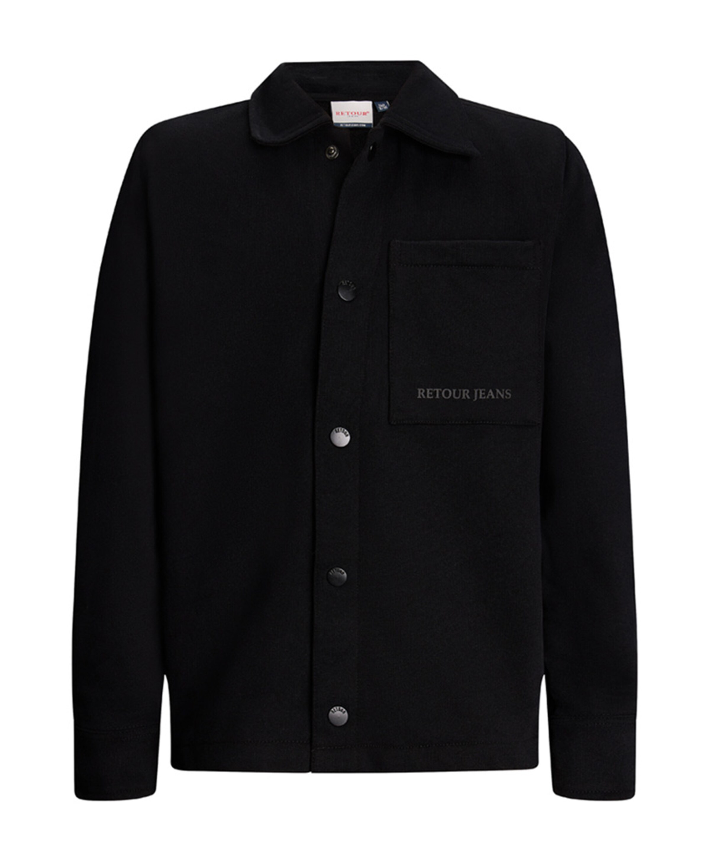 Overhemd lange mouw zwart