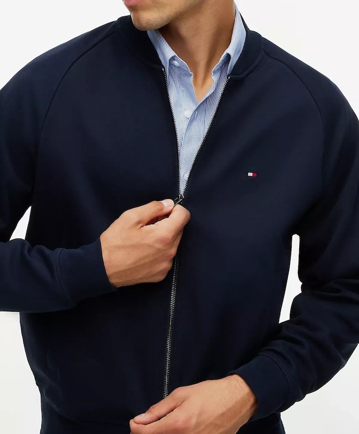 Heren vest blauw