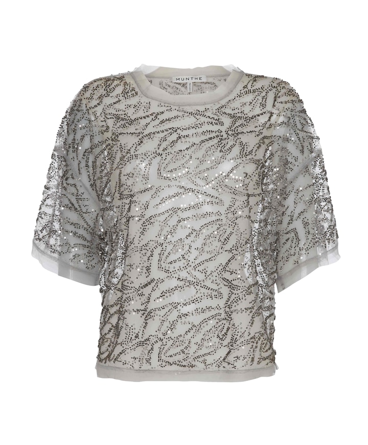 Dames top grijs