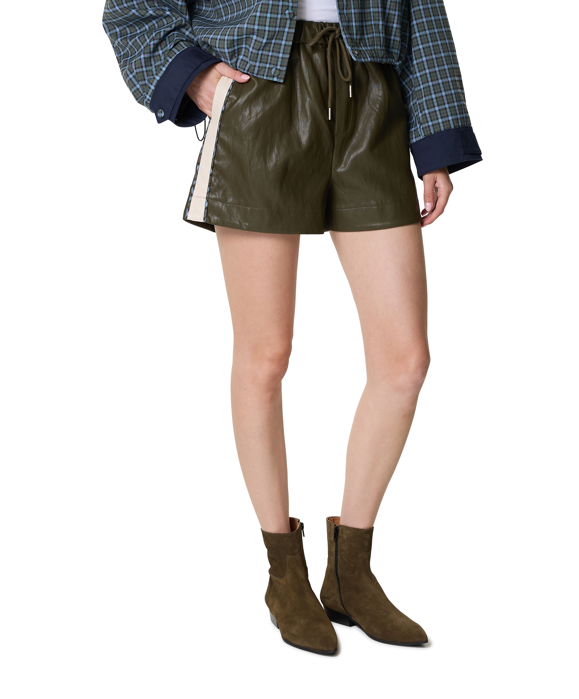 2-Amelie shorts dames korte broek groen