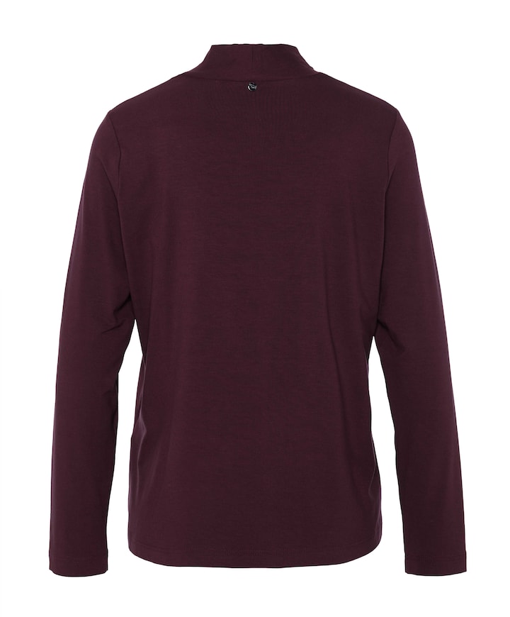 Dames longsleeve bordeaux