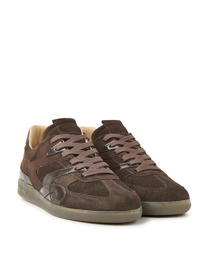 Nilla Macy dames sneakers bruin