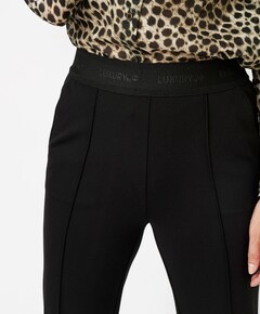 Jenny Flared Luxury broek zwart