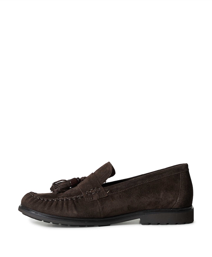 dames loafers bruin