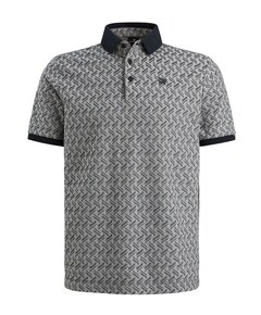 Heren polo blauw