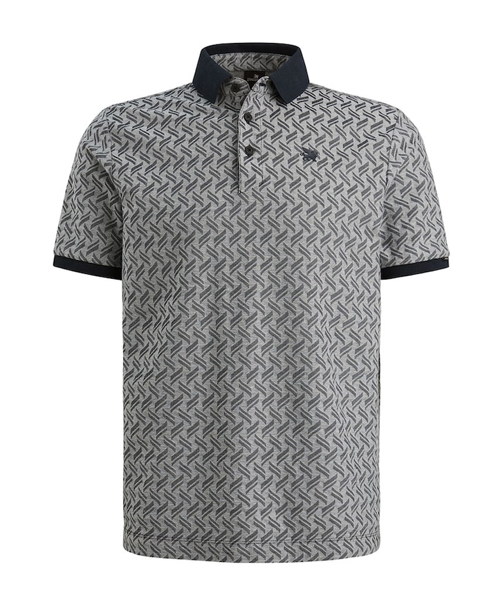 Heren polo blauw