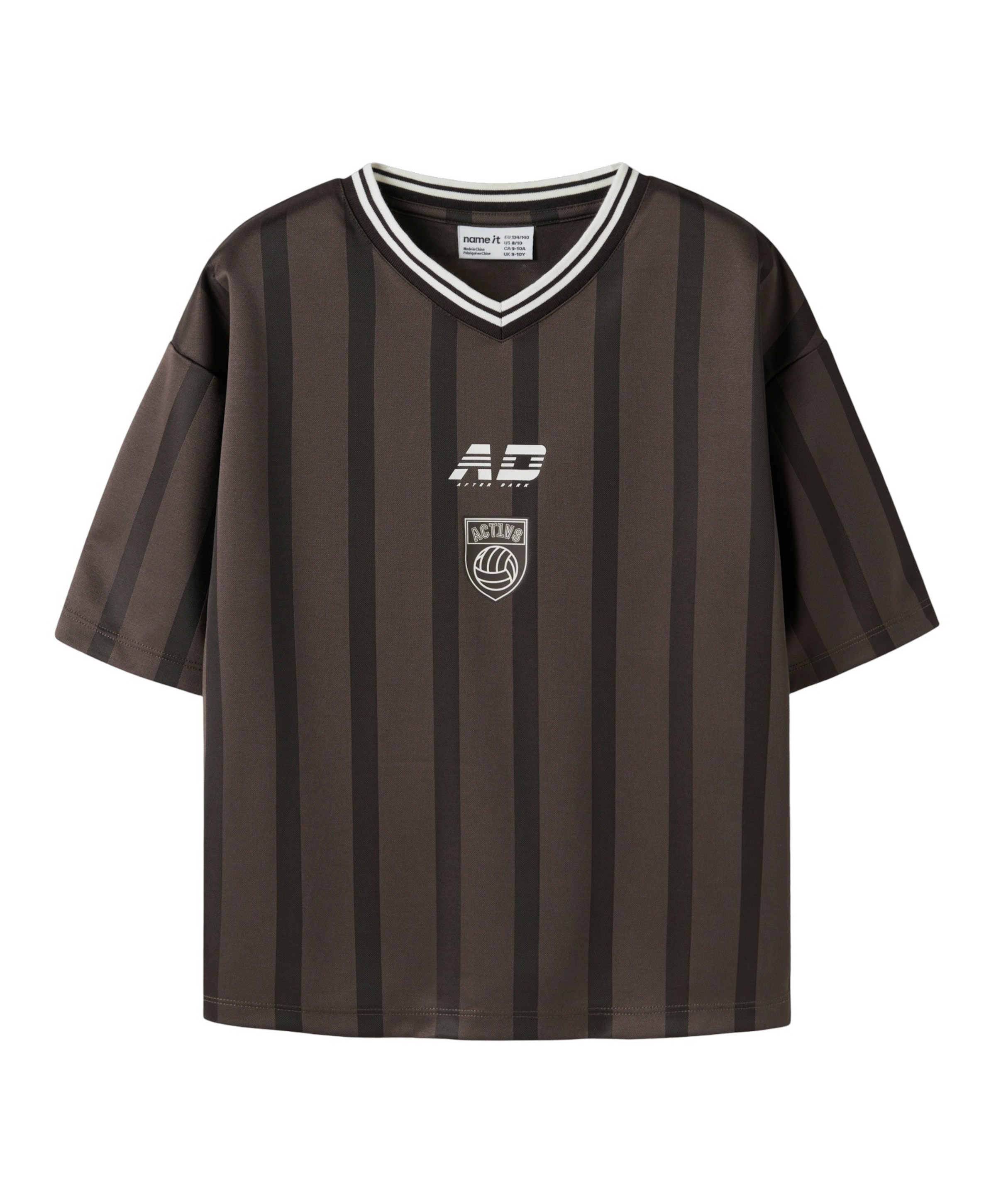 Meisjes T-shirt bruin