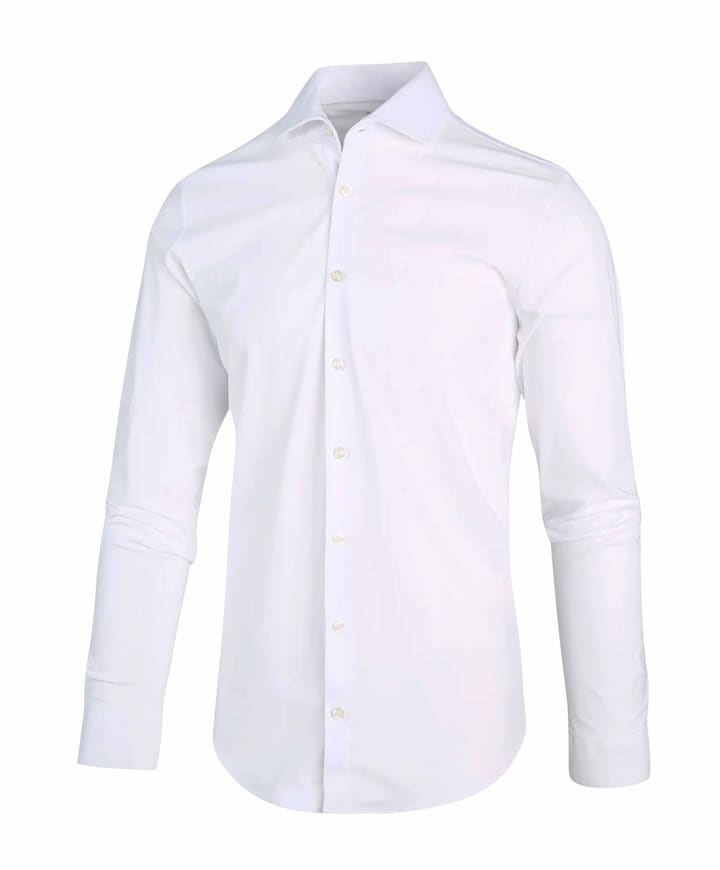 Heren overhemd lange mouw wit