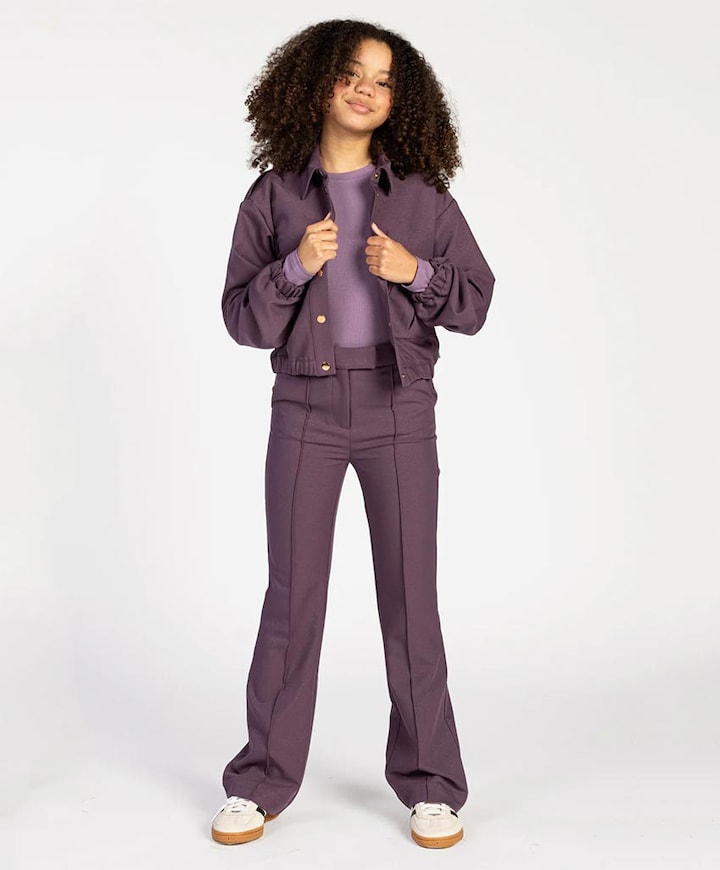 CHANTALLE SHINE VIS 544 G broek paars