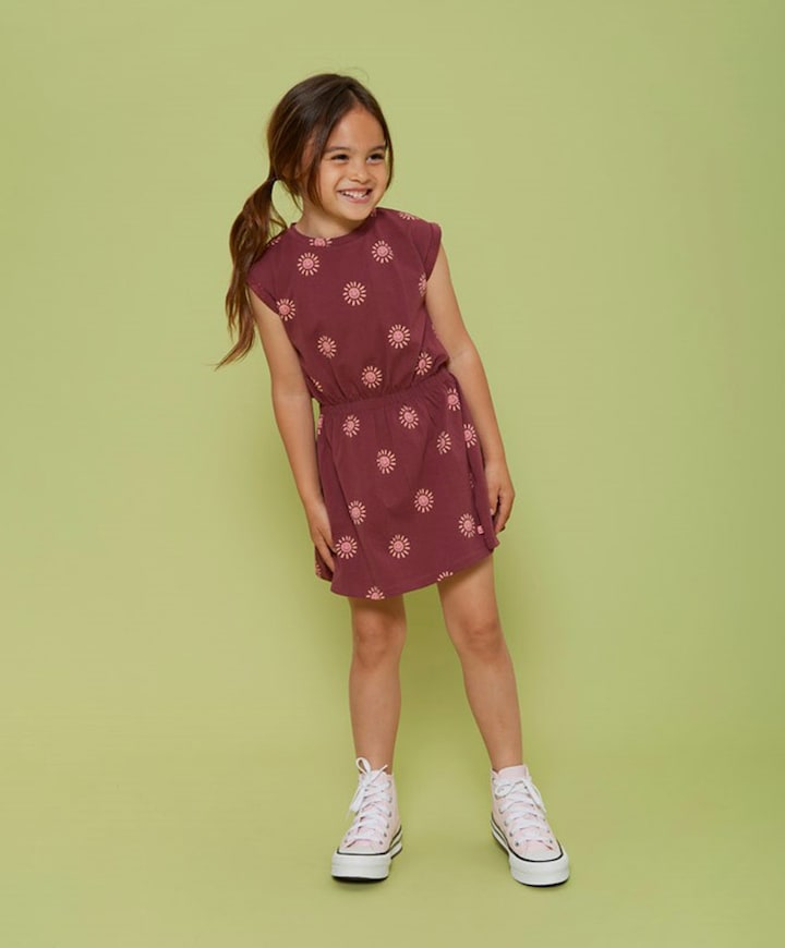 Meisjes jurk bordeaux