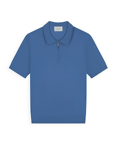 Heren polo blauw