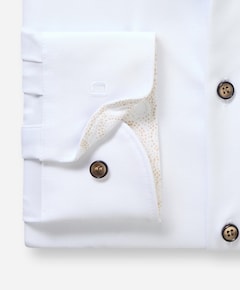 Heren overhemd lange mouw wit