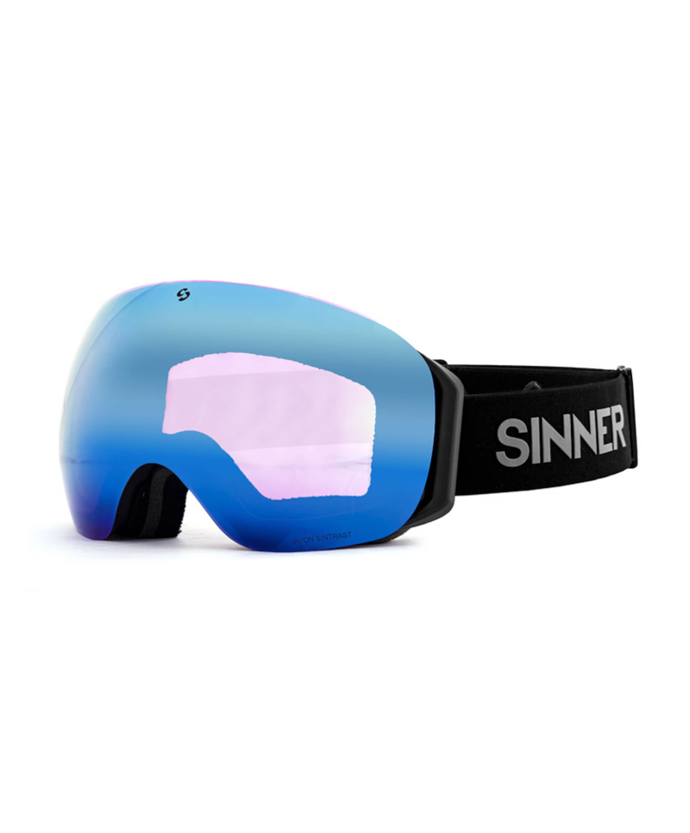 Skibril uniseks zwart