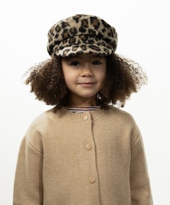 Meisjes cap bruin