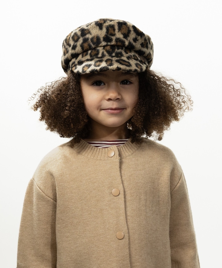 Meisjes cap bruin