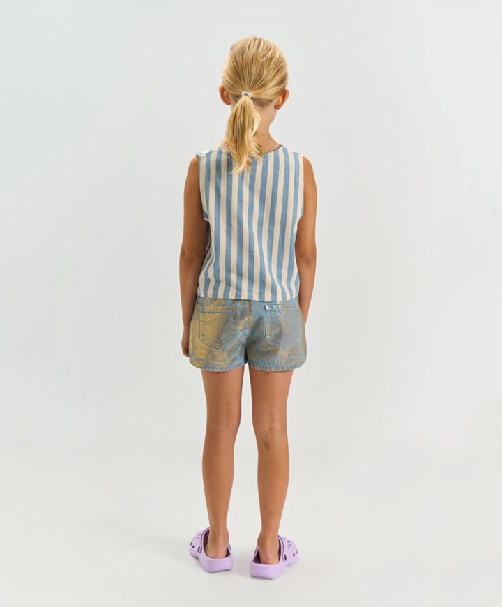 TNRosanna Regular Fit Denim Shorts meisjes korte broek blauw