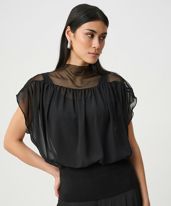 Dames top zwart