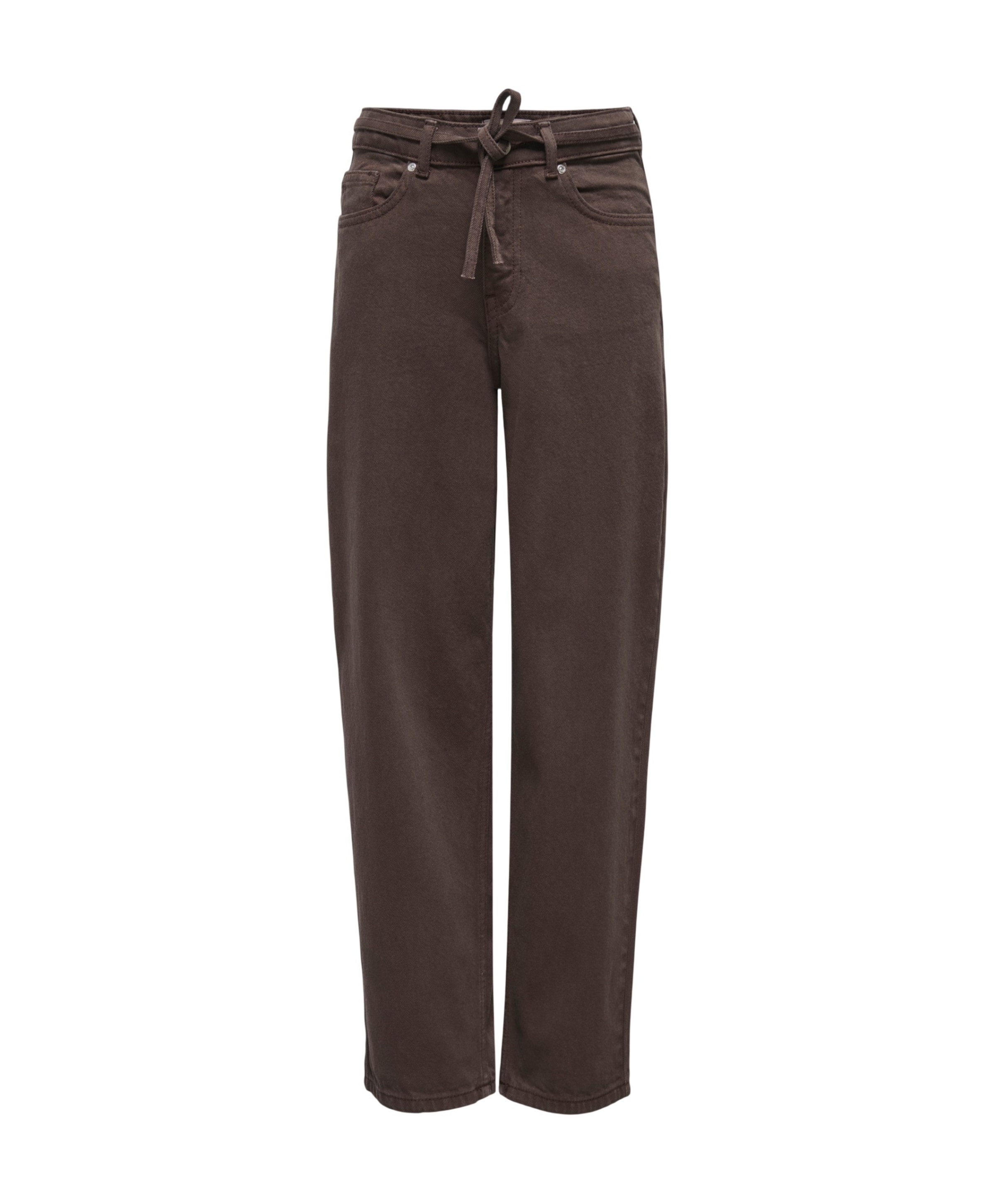 KOGGIANNA MW STRAIGHT COL DNM TAI meisjes jeans bruin