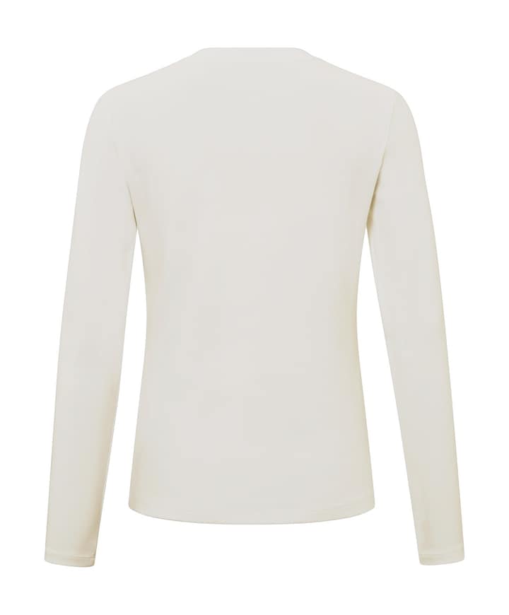 Dames longsleeve ecru