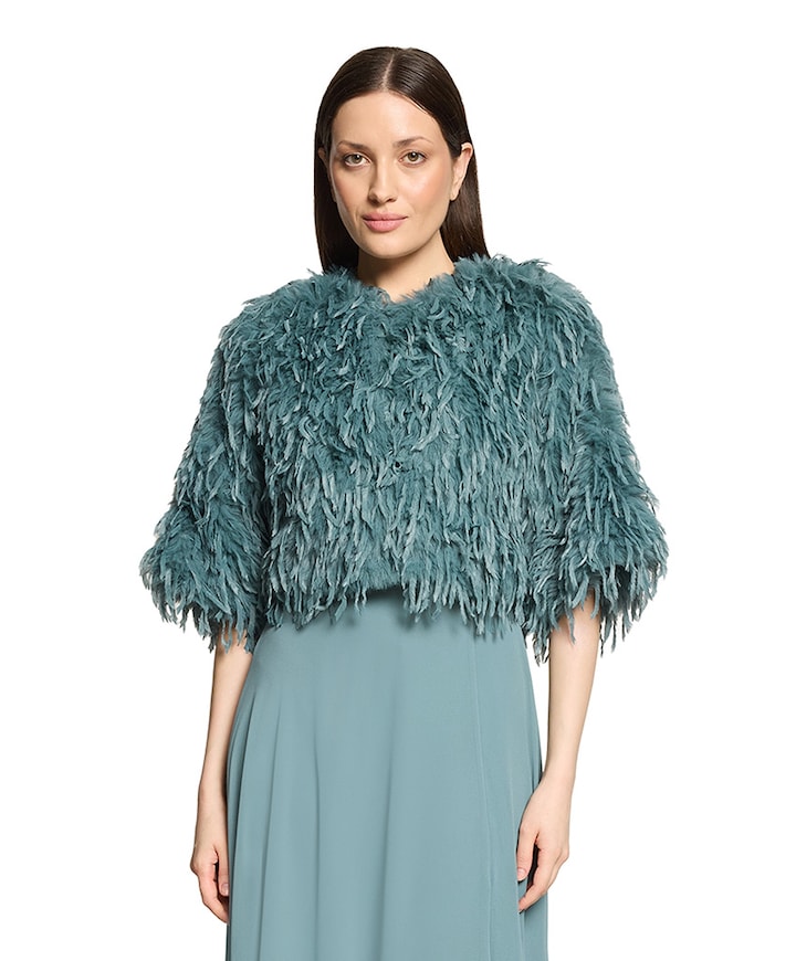Dames jas blauw