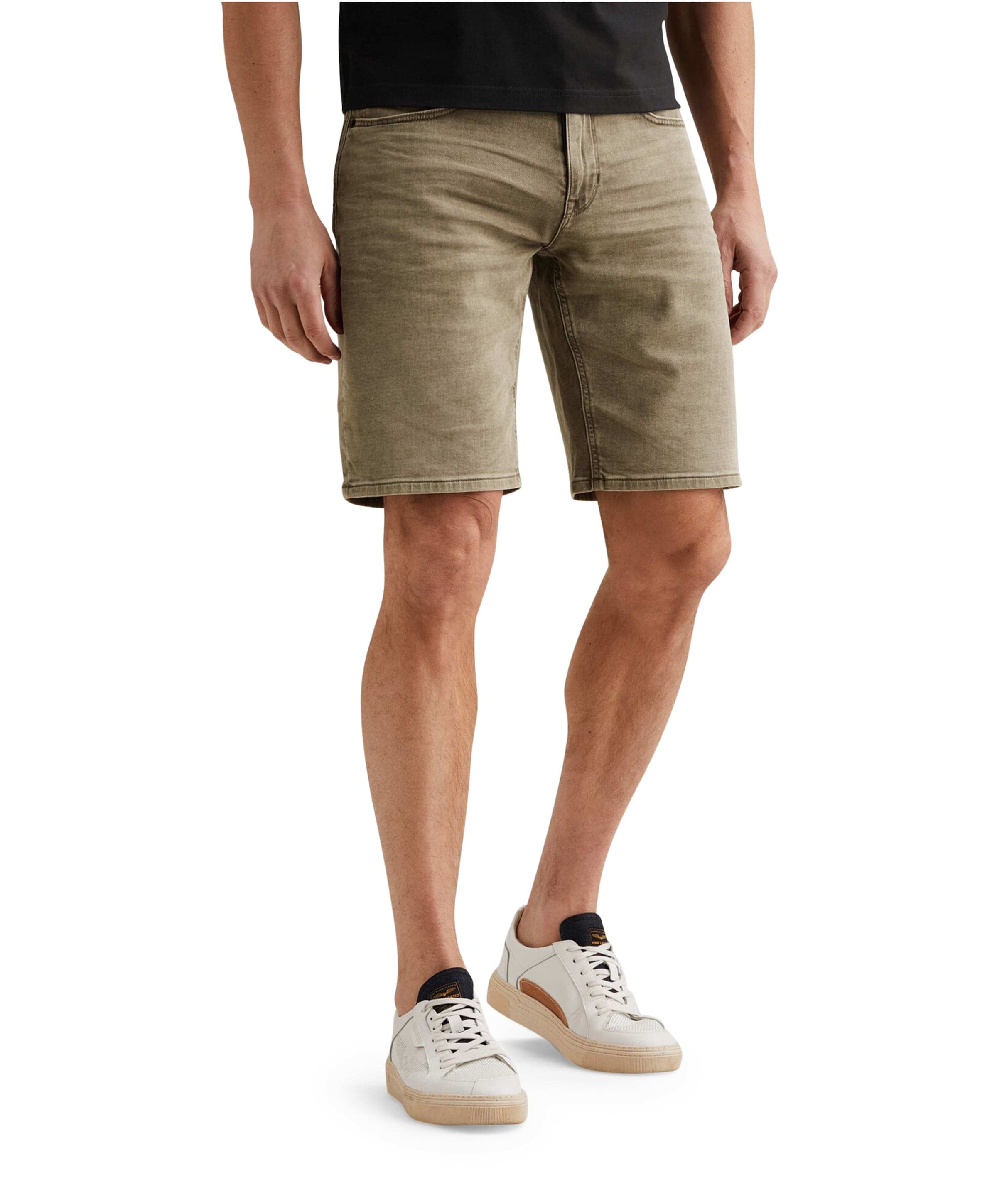 WINGLOAD SHORTS LIGHT WASHED SWEAT heren korte broek bruin