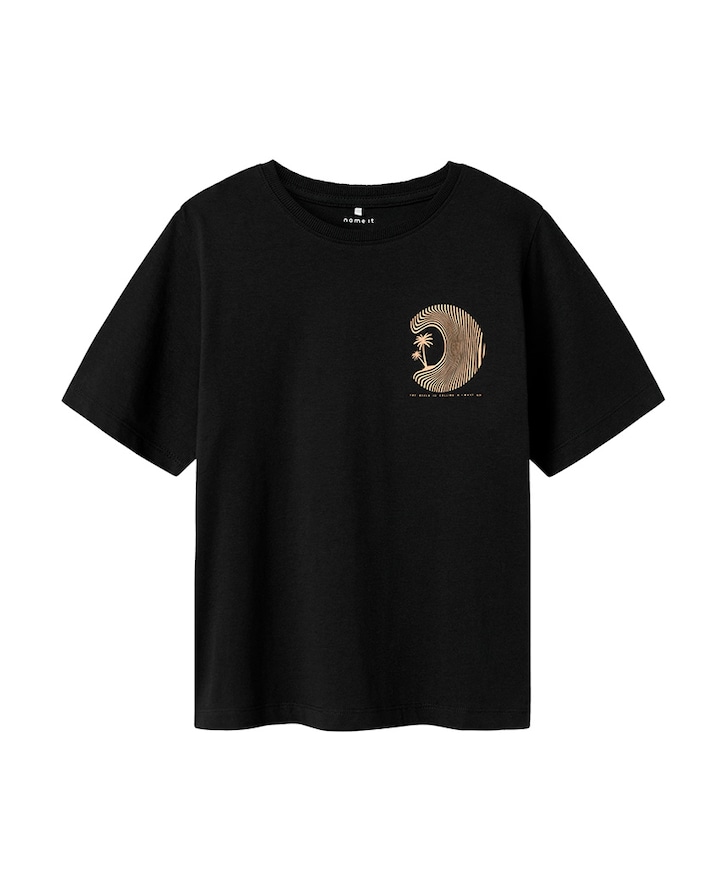 Jongens t-shirt zwart