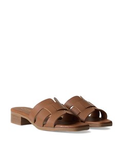 Wohmy dames slippers bruin