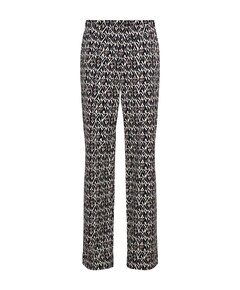 PATRICE GRAPHIC TRAVEL dames broek zwart