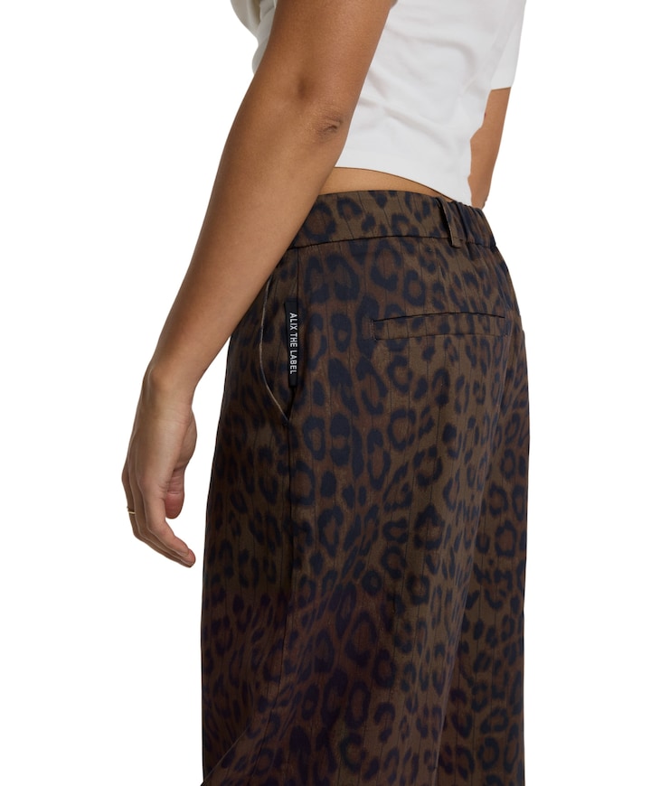 ANIMAL BARREL dames broek beige