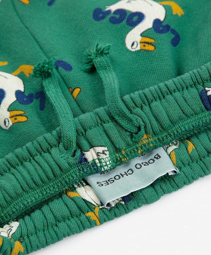 La Oca all over jogging broek  groen