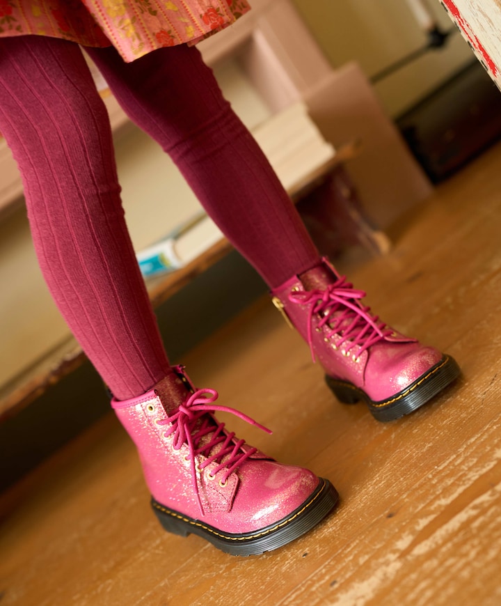 1460 J 8 Eye boots roze