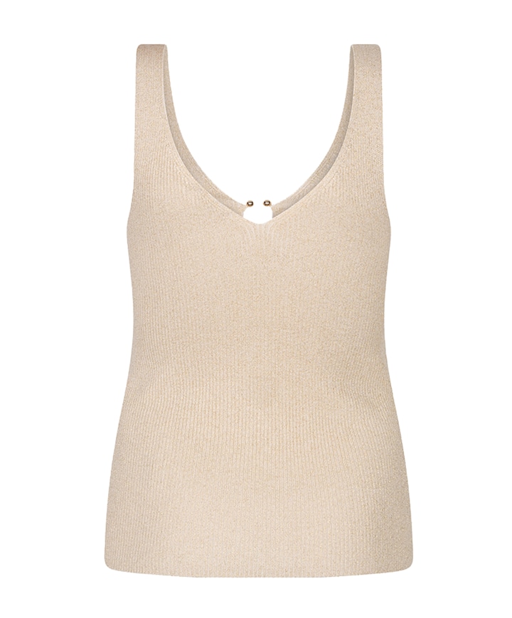 Dames top beige