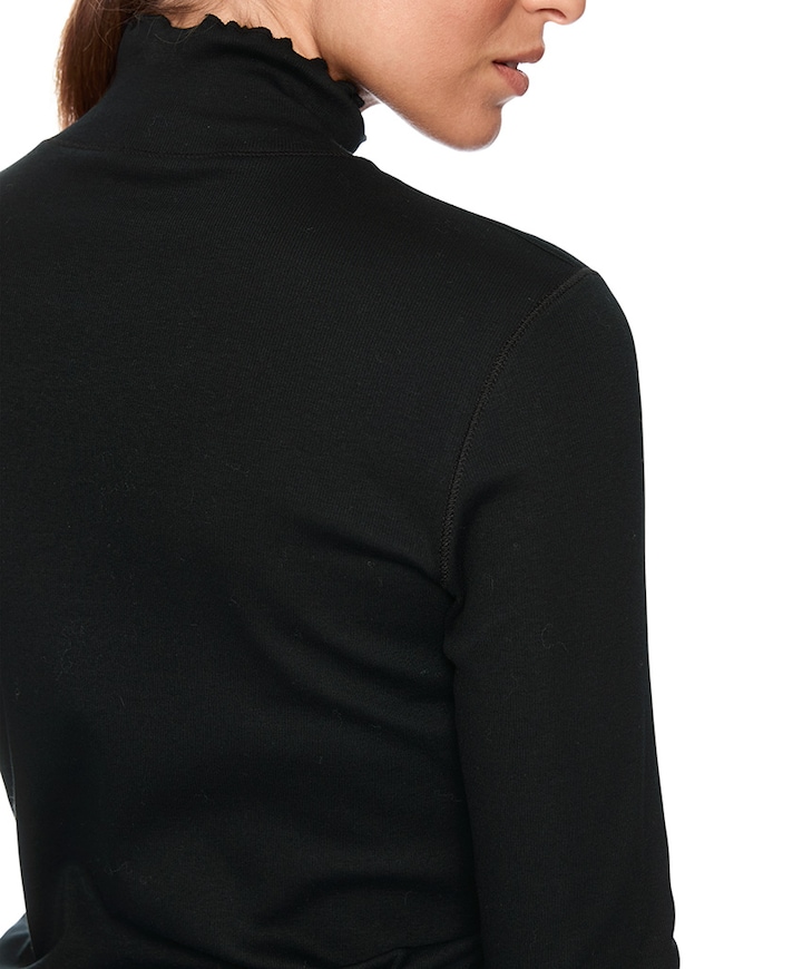 Dames longsleeve zwart