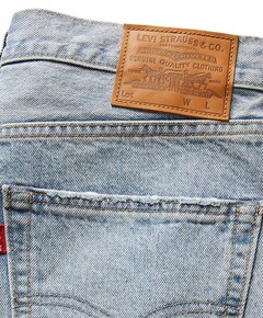 568 Loose straight heren jeans blauw