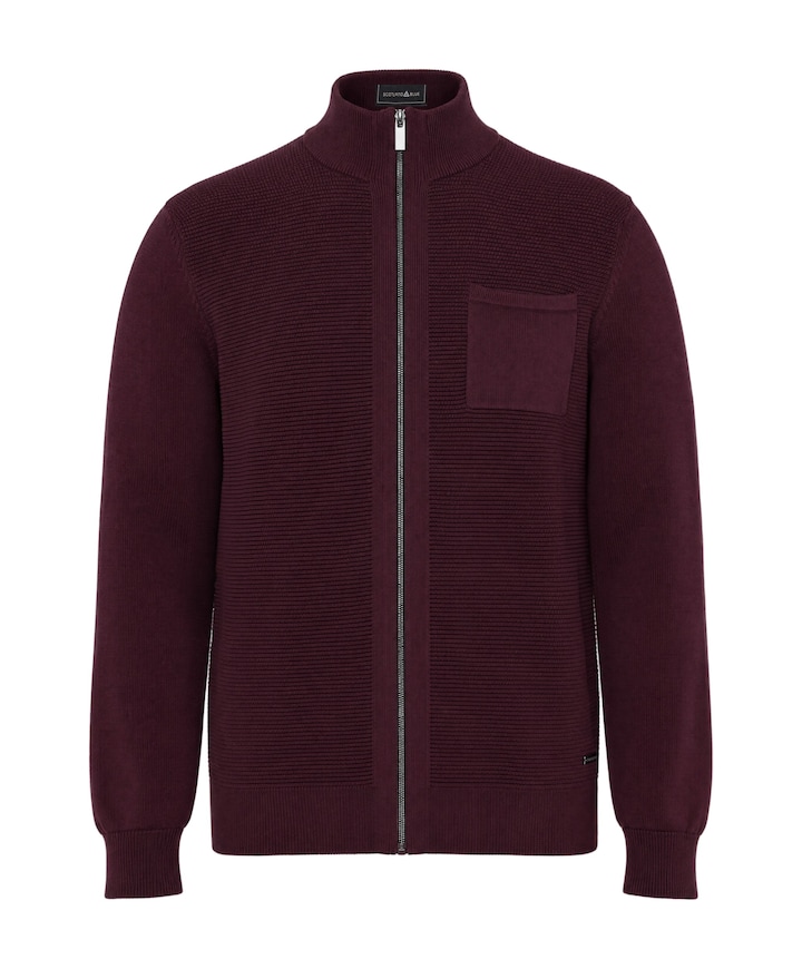 Heren vest bordeaux