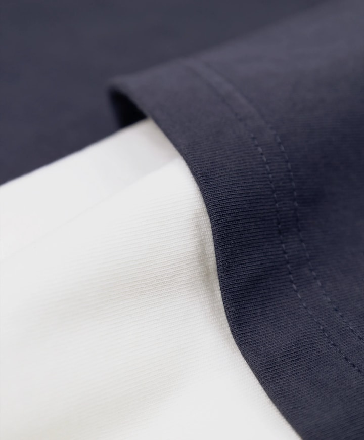 Heren longsleeve blauw