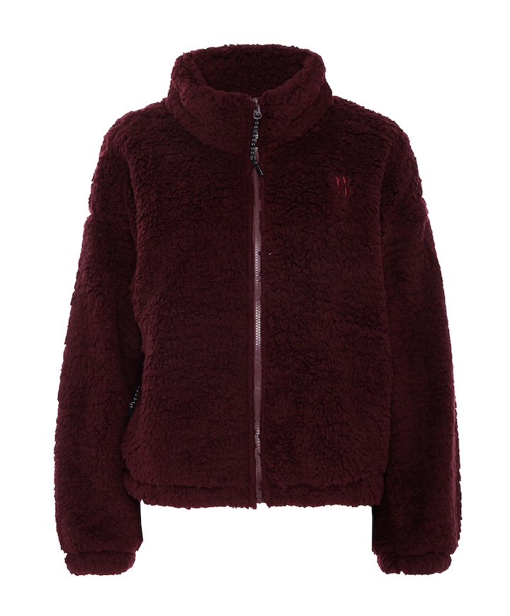 Dames vest bordeaux