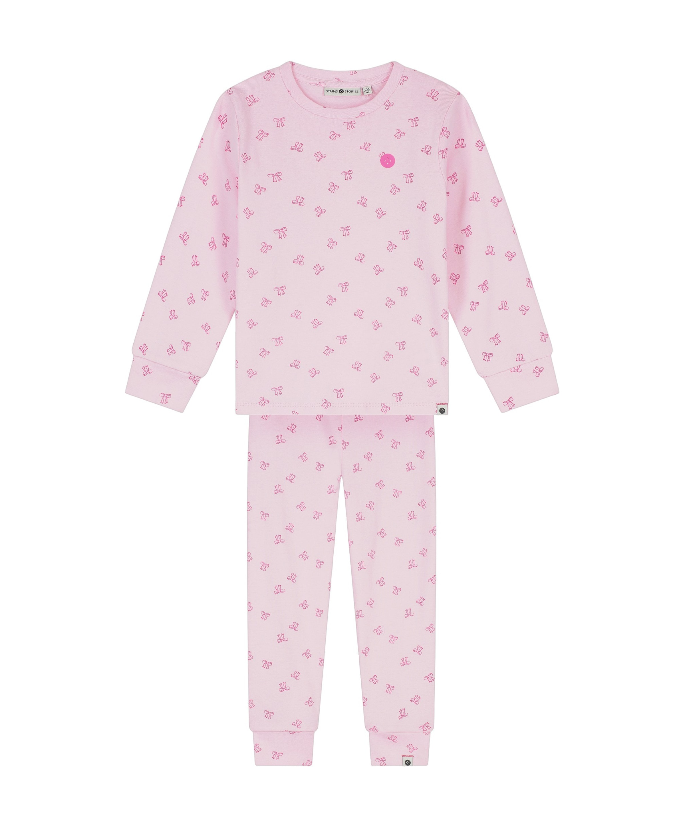 Meisjes pyjamaset roze