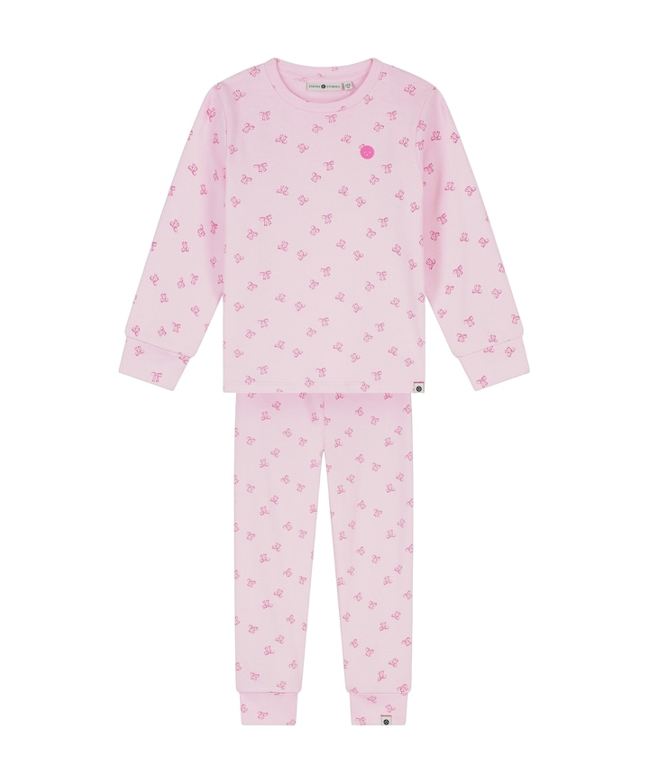 Meisjes pyjamaset roze