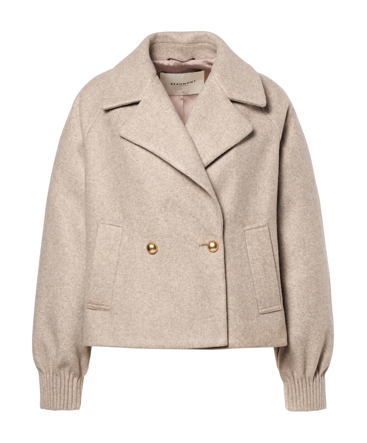 Dames jas beige