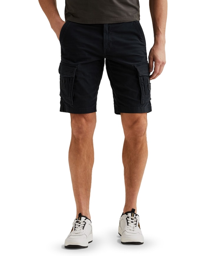 ROTOR SHORTS BROKEN TWILL heren korte broek blauw